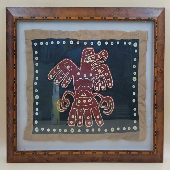 Native American artwork reference with materials, maker or tribal attribution, provenance, condition, legal considerations, and market evidence