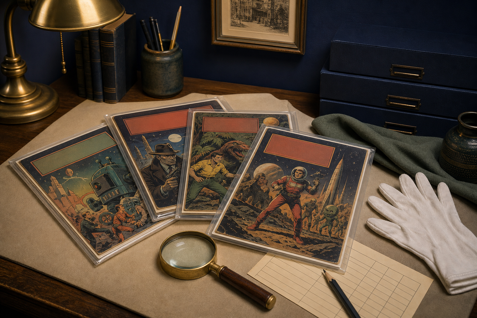 Reference image for documenting Guy Gilchrist and Jim Henson-related collectible appraisal factors including provenance, signatures, production context, condition, and chain of custody