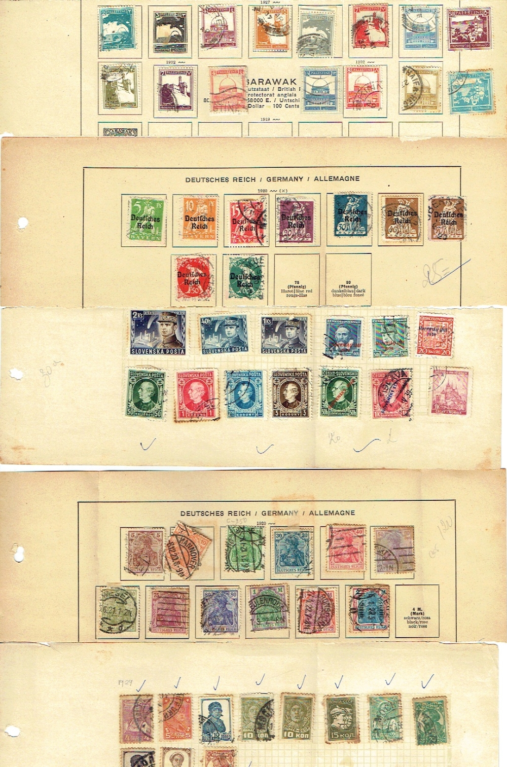 Reference image for old postcards with stamps including era, publisher, subject, postmark, stamp, condition, album residue, rarity, photos, and provenance