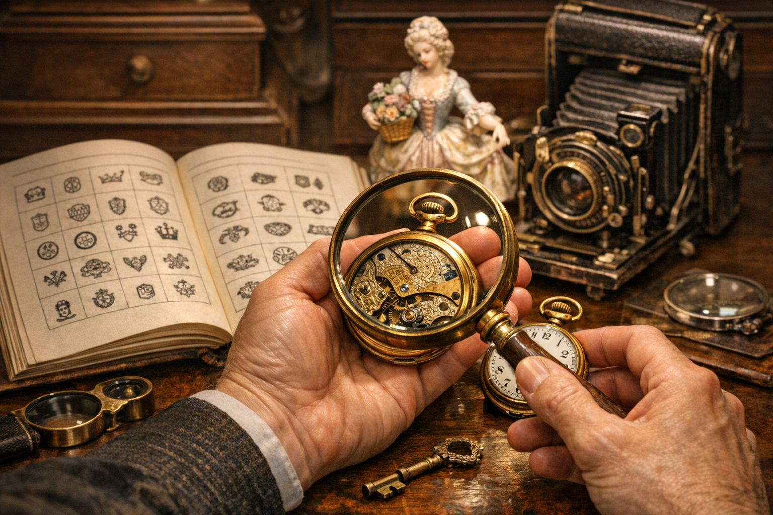 Reference image for antiques value in today's market including category, age, maker marks, condition, provenance, demand, photos, measurements, and sale purpose