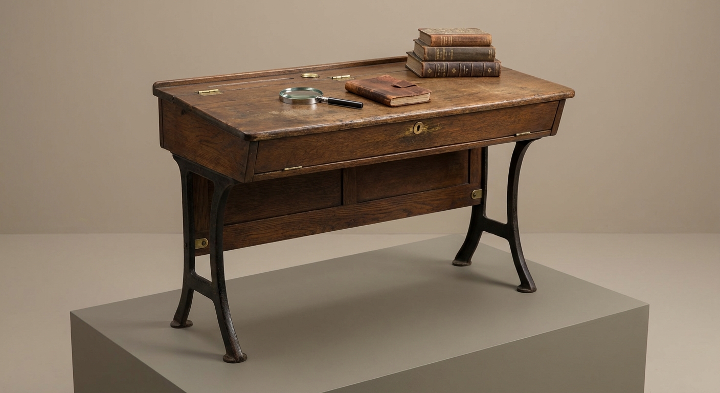 Unlocking The Worth How To Determine Your Antique School Desk Value