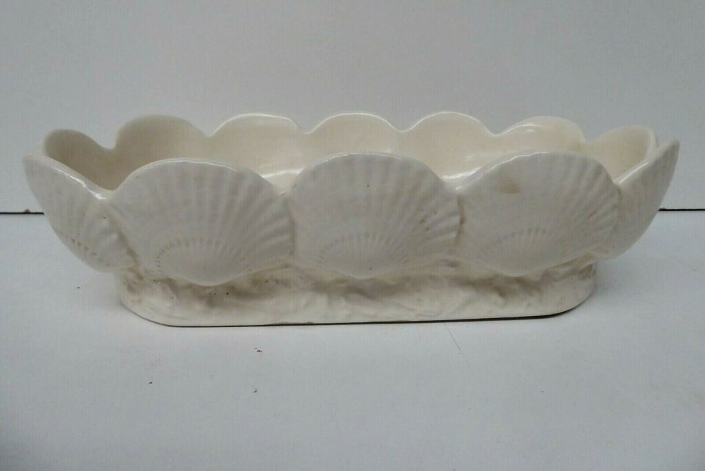 Antique Ceramic SeaShell Platter Spode Velamour