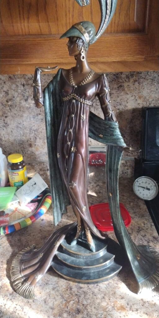 Erte Limited Edition Bronze Signed And Numbered
