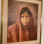Qahatika Girl Painting Attributed to Edward CAMY