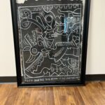 Keith Haring (1958-1990) Original Chalk Drawing
