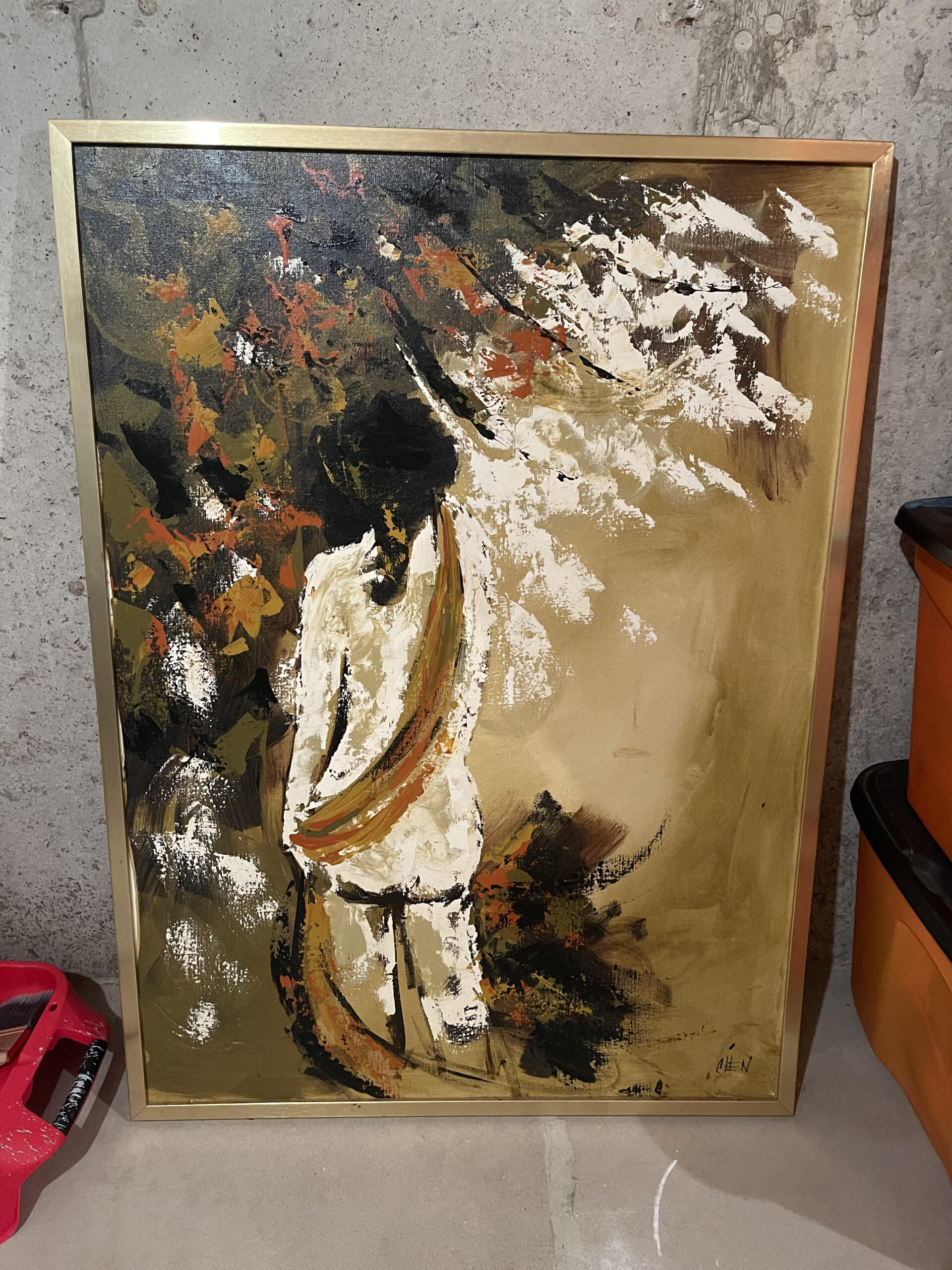 An Original Painting Attributed to Hua Chen, 1952