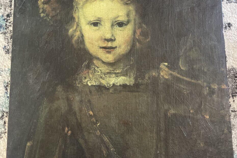Museum Reproduction of Portrait of a Boy Painting
