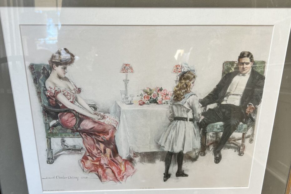 Howard Chandler Christy Signed in Plate Print