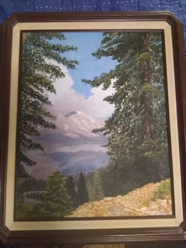 Mount Shasta Landscape Painting by Ondrovic (XX)
