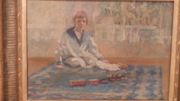 Impresionist Painting Attributed to MARY H. TANNAHILL (NY/MA/NC, 1863-1951)