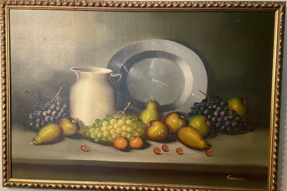 Still Life Painting by Graves (American, 20thC)