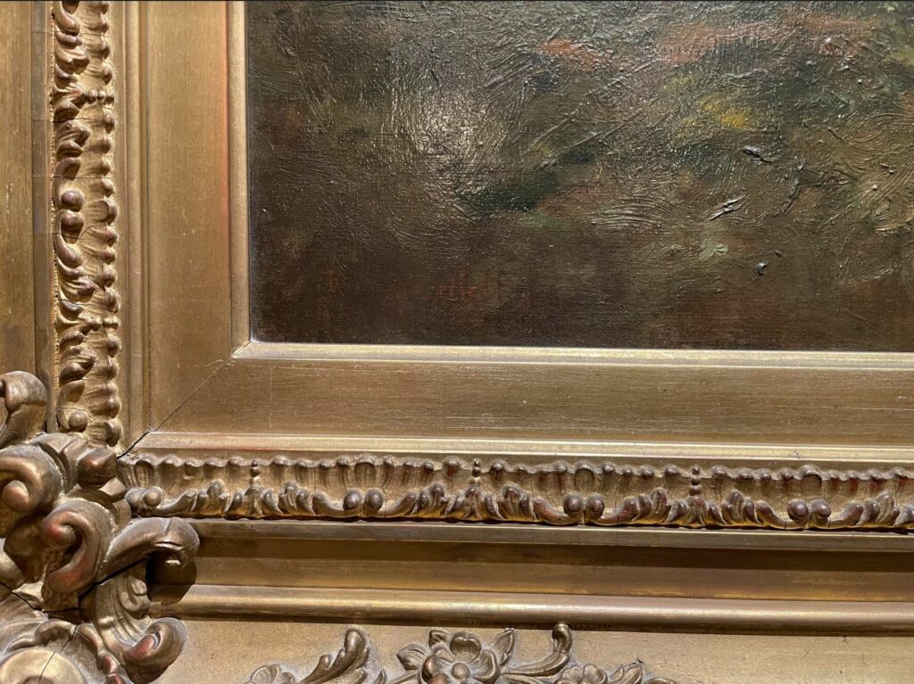 An Original Painting by Roswell Morse Shurtleff (1838-1915) 