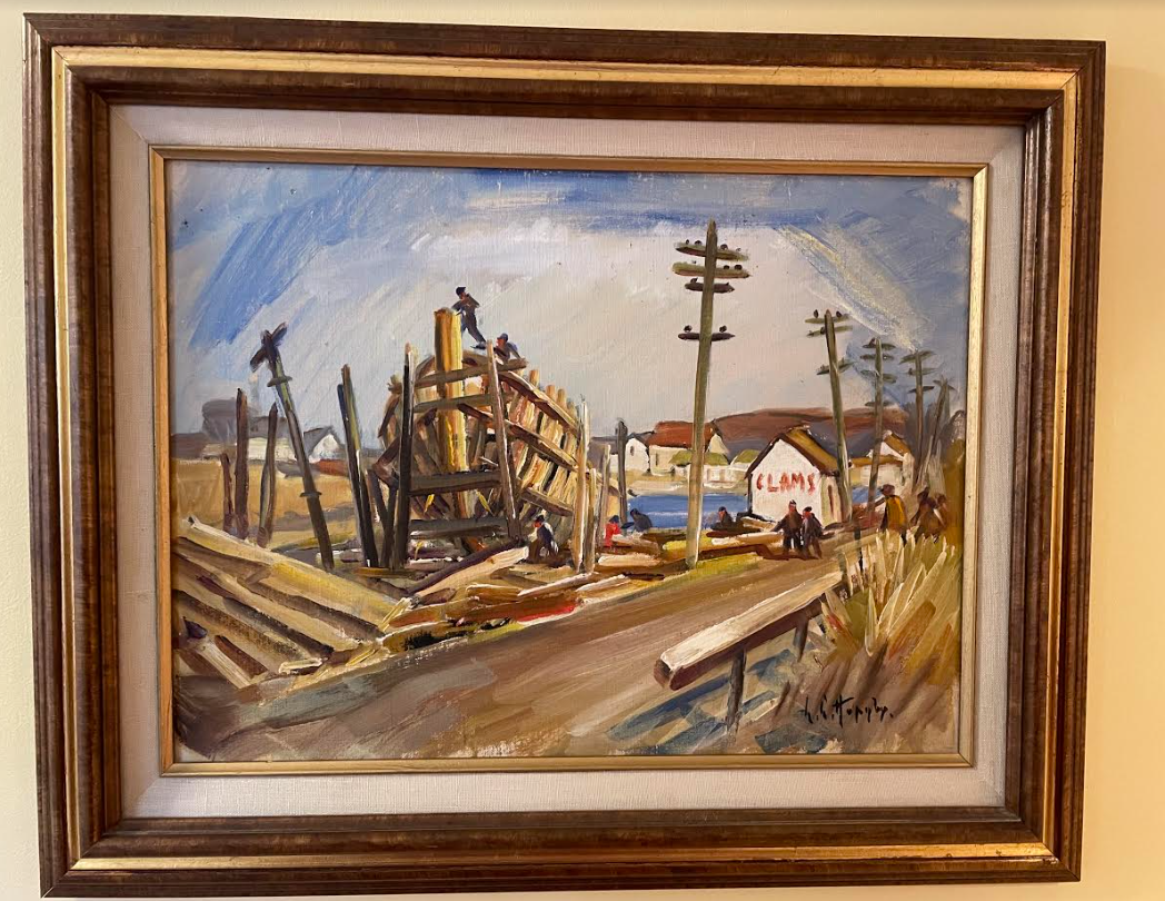 An Original Painting by LESTER G. HORNBY (American, 1882-1956)