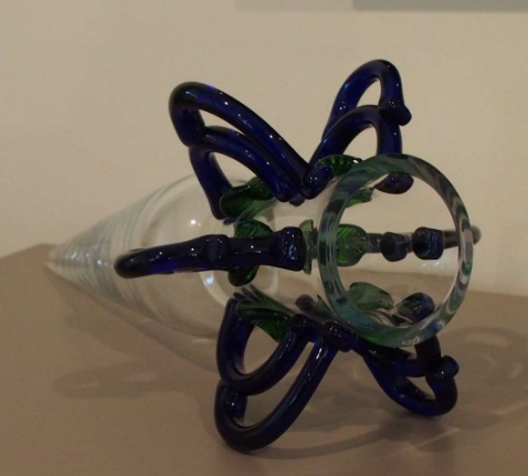 A Glass Amphora Vase by Bořek Šípek