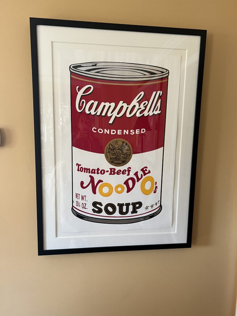 Campbell’s Soup II, Tomato Beef Noodle O’s (F. & S. II.61) Signed Print