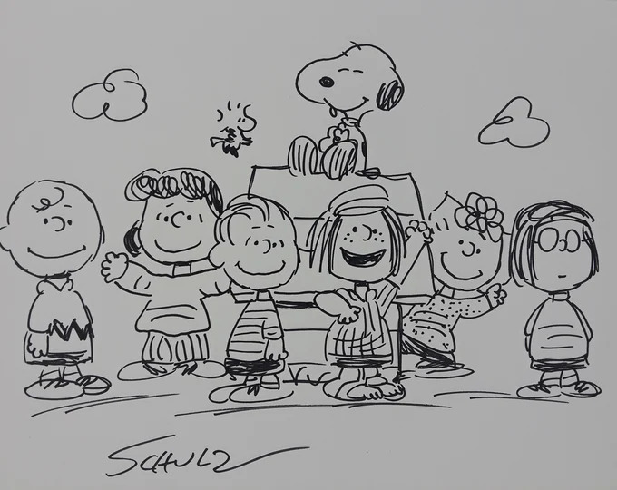 Original Drawing by Charles Schulz