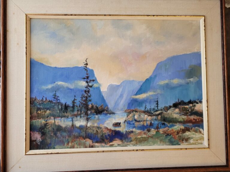 An Original Landscape Painting by Listed artist HB Goodridge (Canadian, 20thC)