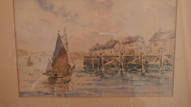 An Impresionist Watercolor Painting by Gordon Buer(American, 20thC)