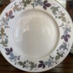Royal Doulton, in their "Burgundy" pattern of Translucent China Dinner Set