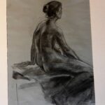 A charcoal sketch by Margaret Putnam (1913 - 1989)