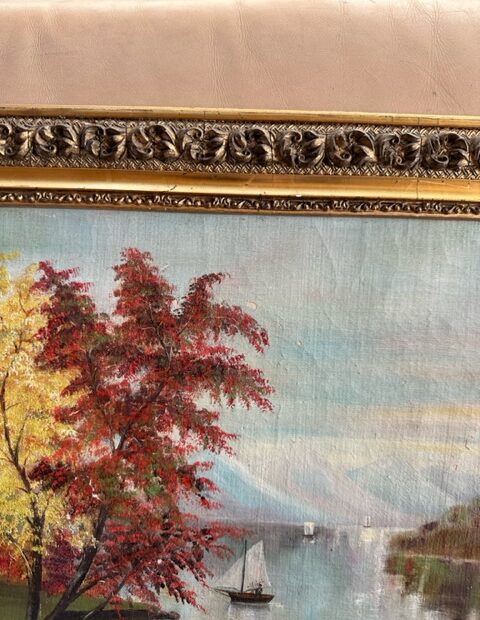 Rose Schul (b. 1922) Original Autumn Scene Painting