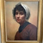An Original Portrait Painting of a Lady Victorian Style Circa early 20th Century Signed made by Listed Artist Constance Pitcairn (1853–1916)