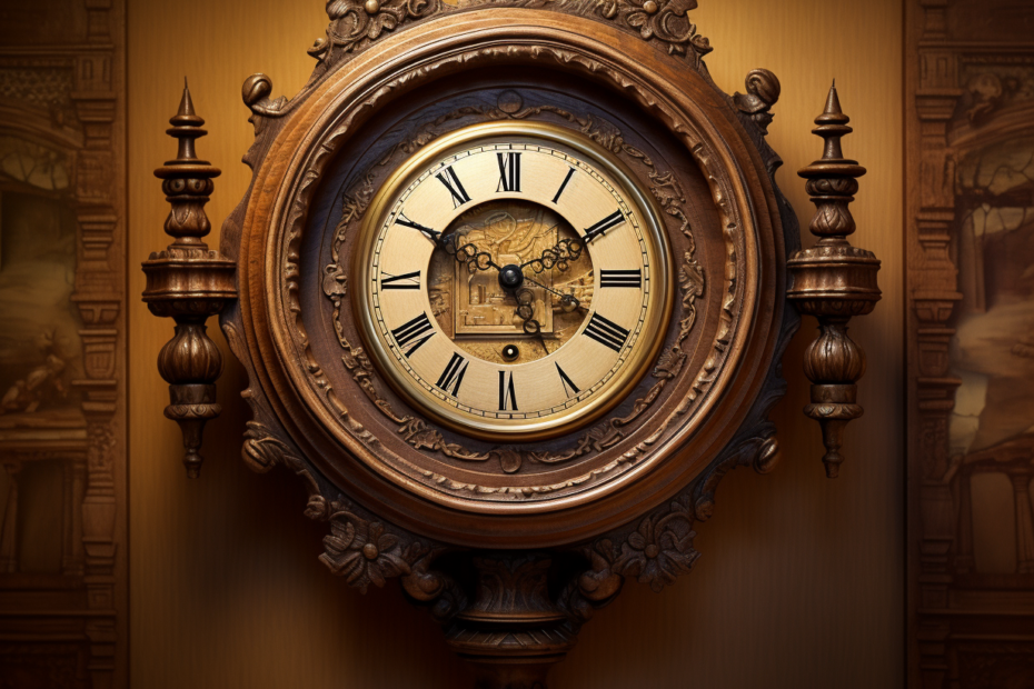 antique German wall clock identification