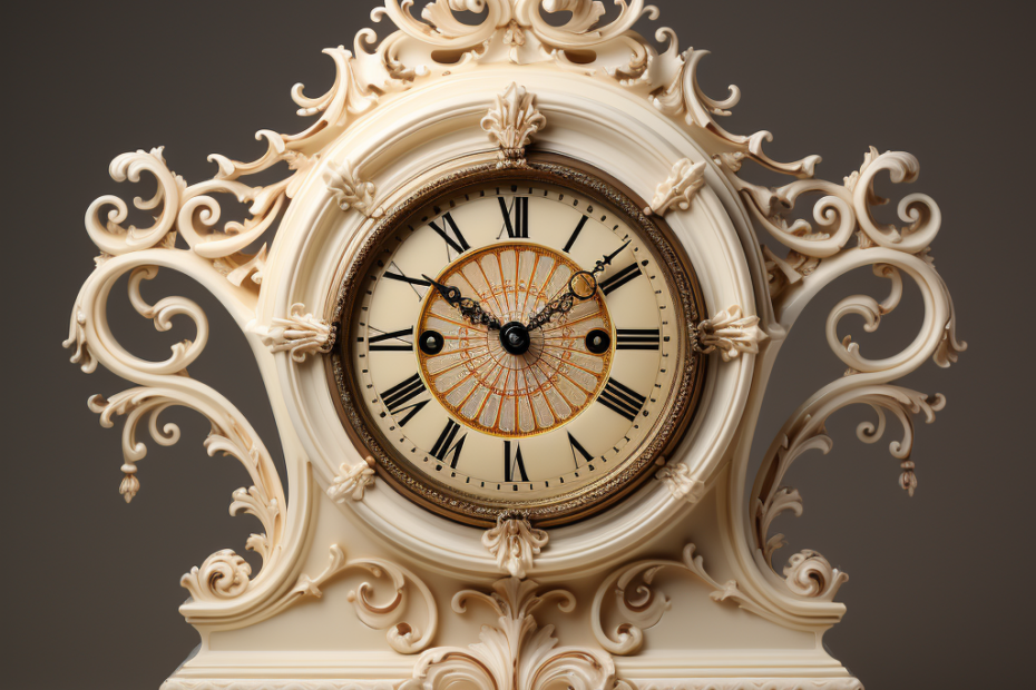 rare antique mantel clock identification