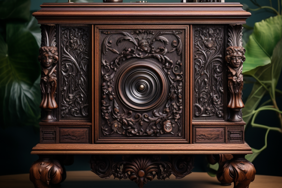how much is an antique record player cabinet worth