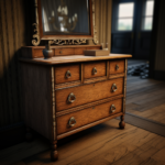 value of antique dresser with mirror