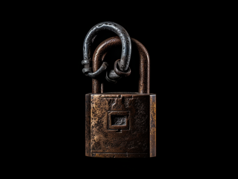 antique padlock identification