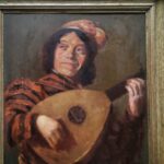 A Hand Made Painting After Frans Hals (Dutch | 1580 – 1666) Depicting a Portrait painting of Lute Player Oil on Wood Circa AFTER Museum Quality Reproduction Signed ORST (Unlisted Artist) circa 19thC